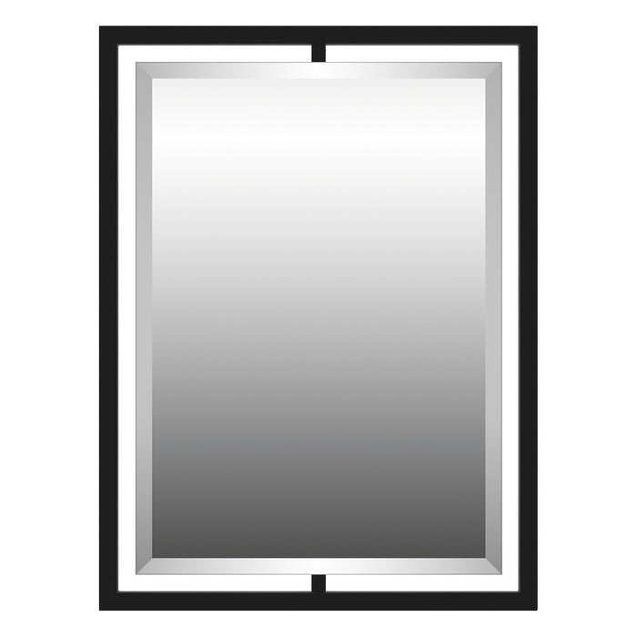 Quoizel QR1857MBK Mirror, Matte Black