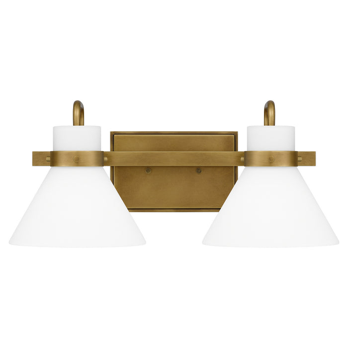 Quoizel RGN8617WS Two Light Bath, Weathered Brass