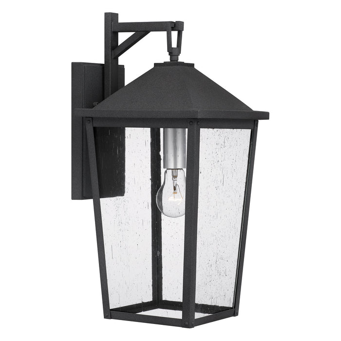 Quoizel STNL8409MB One Light Outdoor Wall Mount, Mottled Black
