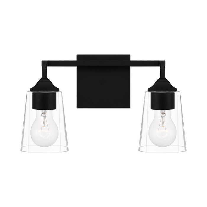 Quoizel THO8614MBK Two Light Bath, Matte Black