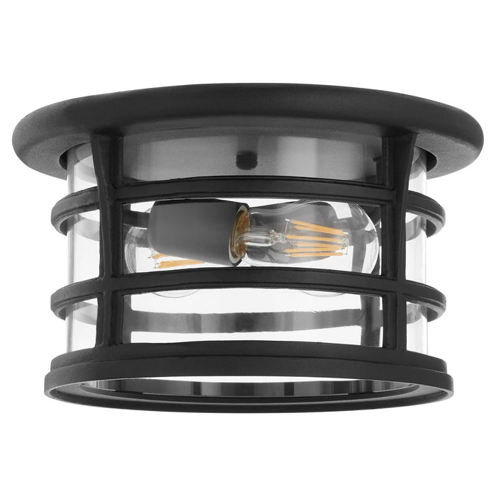 Quorum 318-11-69 Two Light Outdoor Lantern, Textured Black