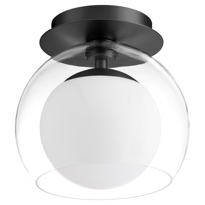 Quorum 3626-9-59 One Light Ceiling Mount, Matte Black
