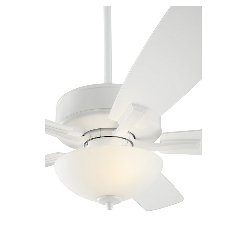Quorum 4525-208 52" Ceiling Fan, Studio White