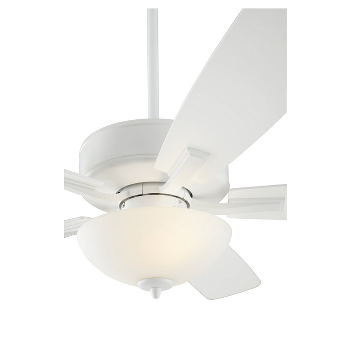 Quorum 4525-208 52" Ceiling Fan, Studio White