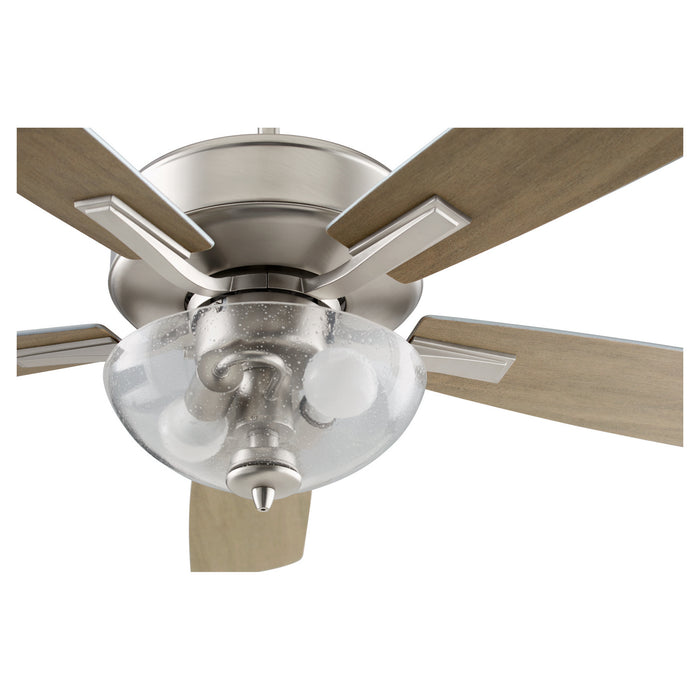 Quorum 4525-2265 52" Ceiling Fan, Satin Nickel
