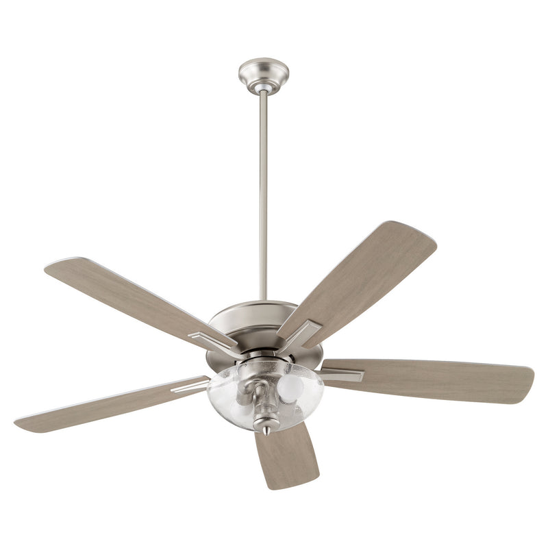 Quorum 4525-2265 52" Ceiling Fan, Satin Nickel