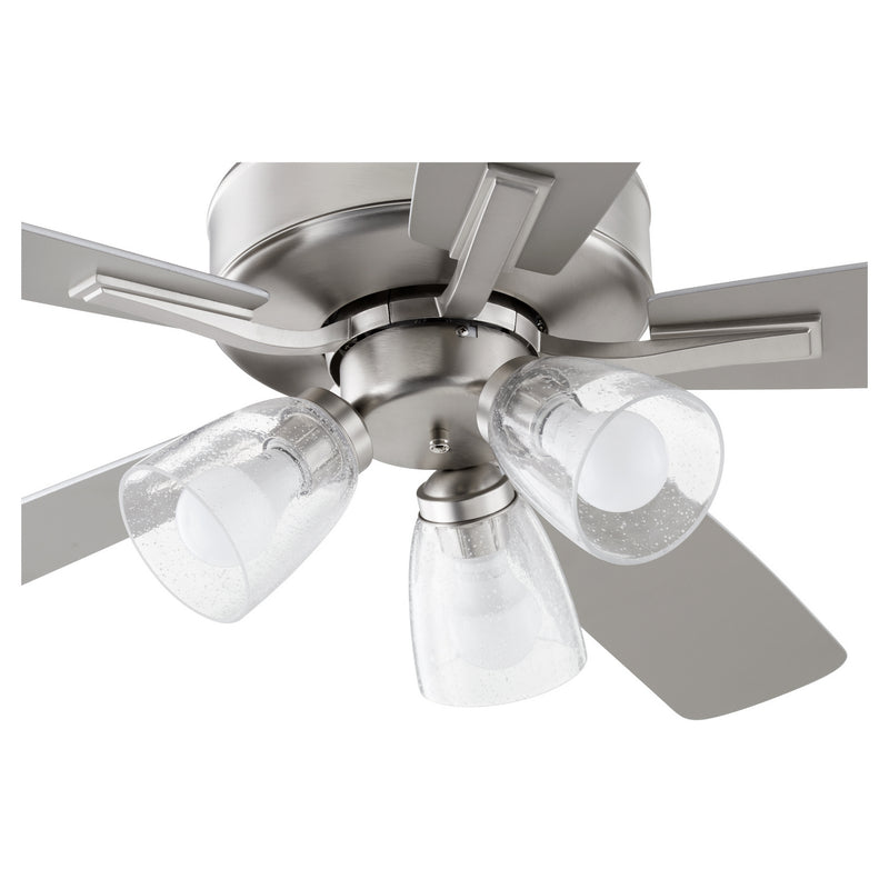 Quorum 4525-2365 52" Ceiling Fan, Satin Nickel