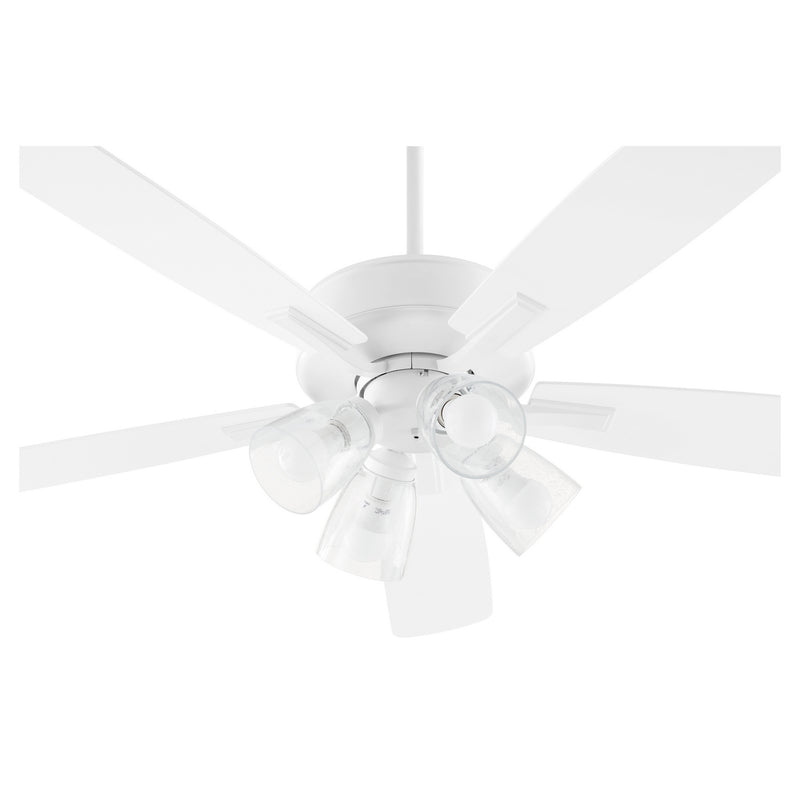 Quorum 4525-2408 52" Ceiling Fan, Studio White