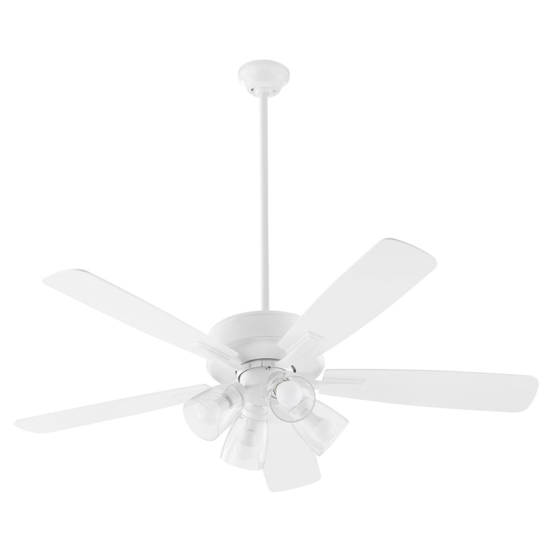 Quorum 4525-2408 52" Ceiling Fan, Studio White