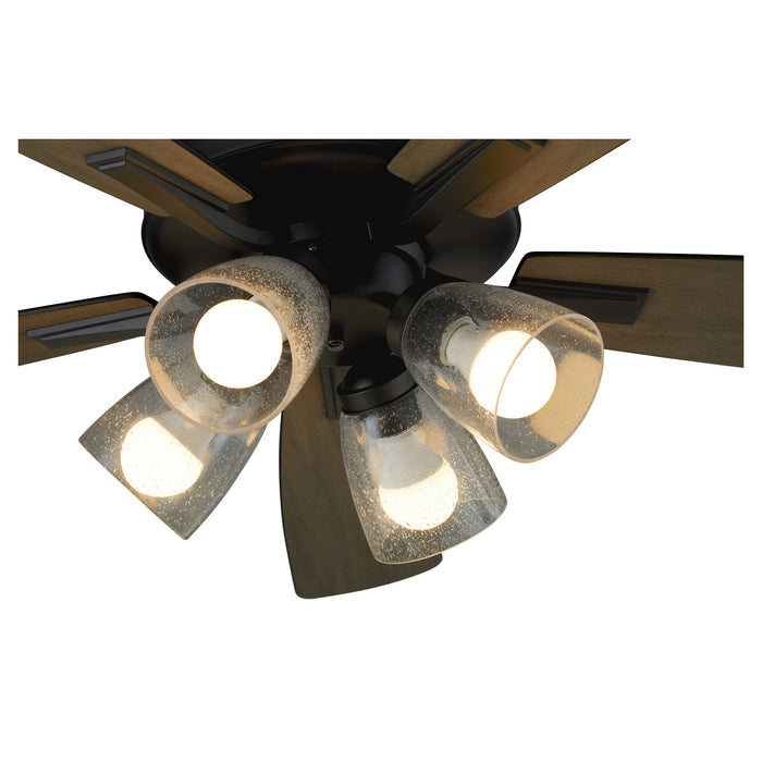 Quorum 4525-2459 52" Ceiling Fan, Matte Black