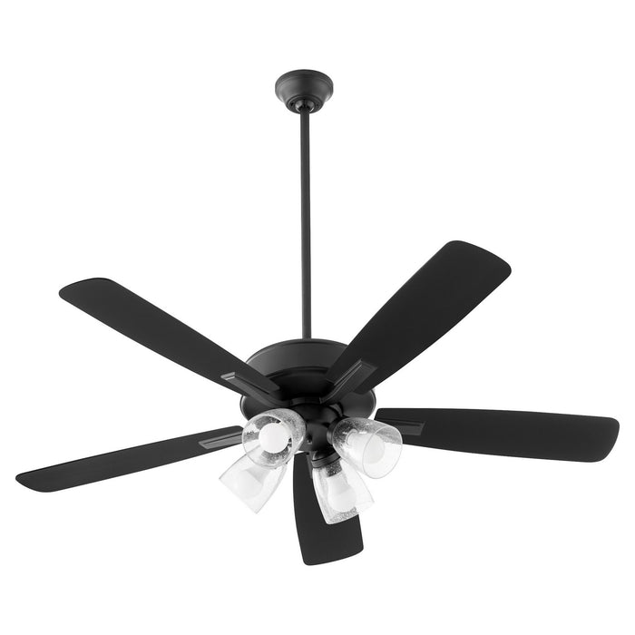 Quorum 4525-2459 52" Ceiling Fan, Matte Black