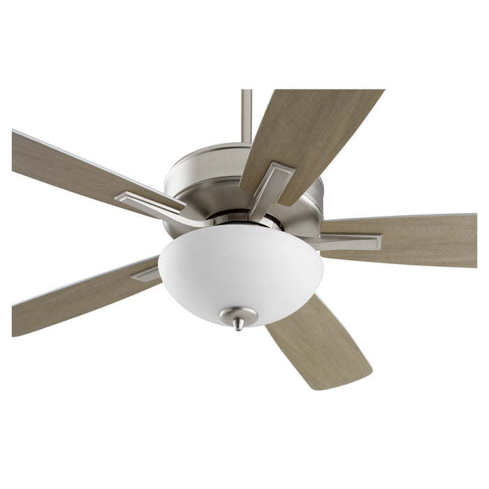 Quorum 4525-265 52" Ceiling Fan, Satin Nickel