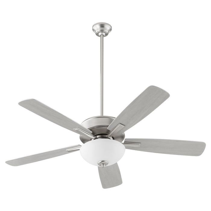 Quorum 4525-265 52" Ceiling Fan, Satin Nickel