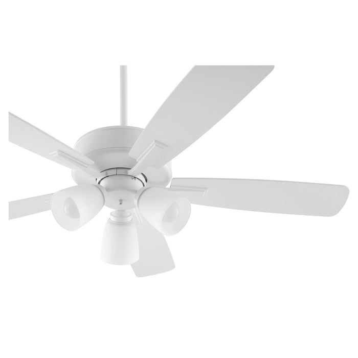 Quorum 4525-308 52" Ceiling Fan, Studio White