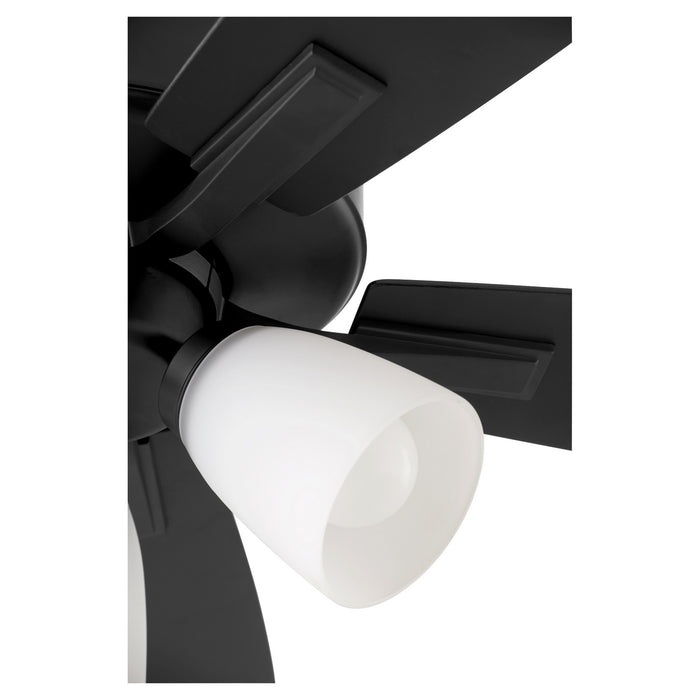 Quorum 4525-359 52" Ceiling Fan, Matte Black