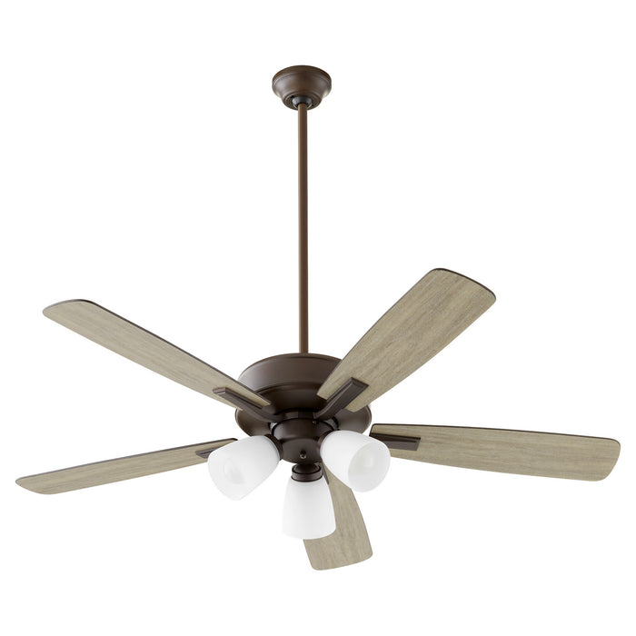 Quorum 4525-386 52" Ceiling Fan, Oiled Bronze