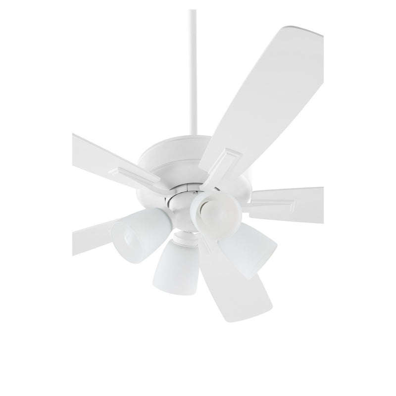 Quorum 4525-408 52" Ceiling Fan, Studio White