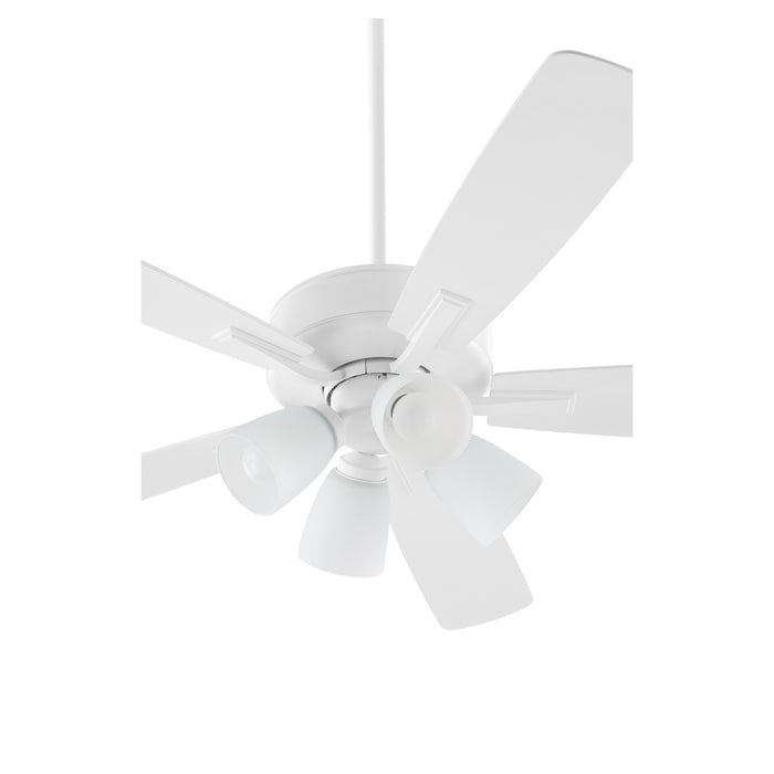 Quorum 4525-408 52" Ceiling Fan, Studio White