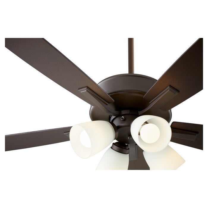 Quorum 4525-486 52" Ceiling Fan, Oiled Bronze