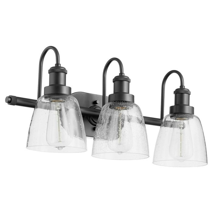 Quorum 508-3-59 Three Light Vanity, Matte Black
