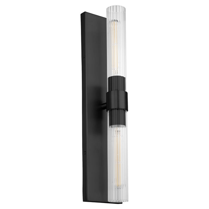 Quorum 522-2-59 Two Light Wall Mount, Matte Black