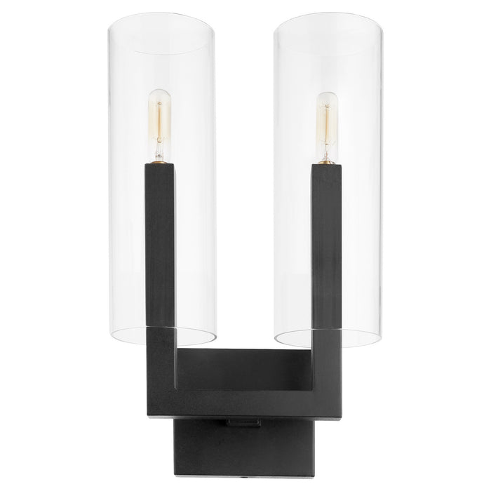 Quorum 5277-2-69 Two Light Wall Mount, Textured Black