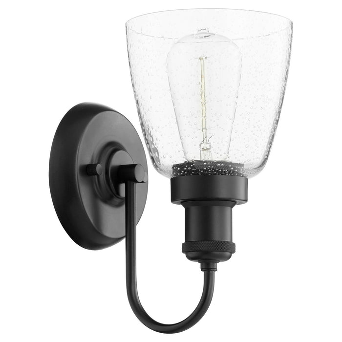 Quorum 548-1-59 One Light Wall Mount, Matte Black
