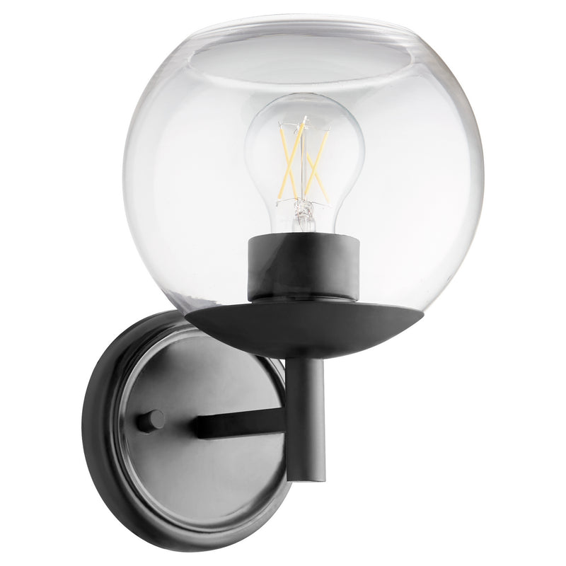 Quorum 578-1-59 One Light Wall Mount, Matte Black