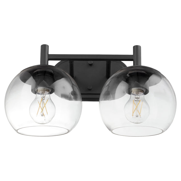 Quorum 578-2-59 Two Light Vanity, Matte Black