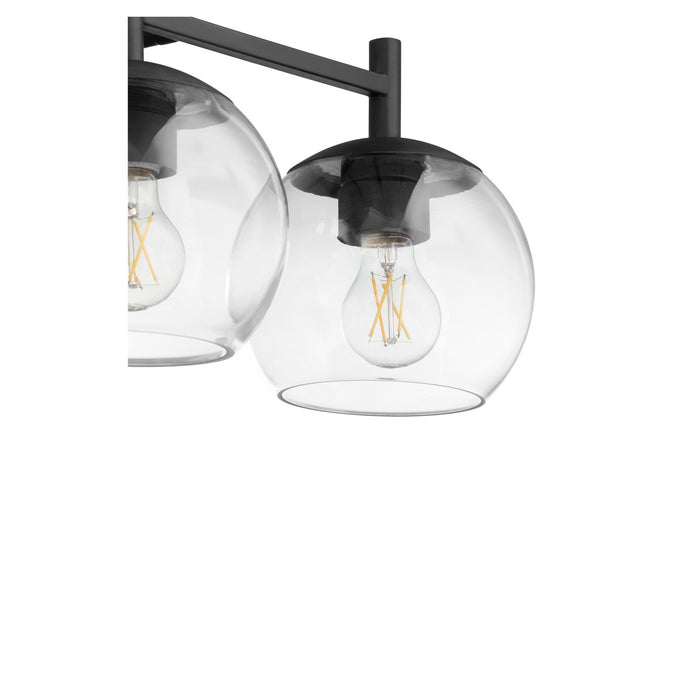 Quorum 578-3-59 Three Light Vanity, Matte Black