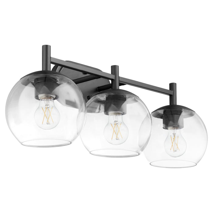 Quorum 578-3-59 Three Light Vanity, Matte Black