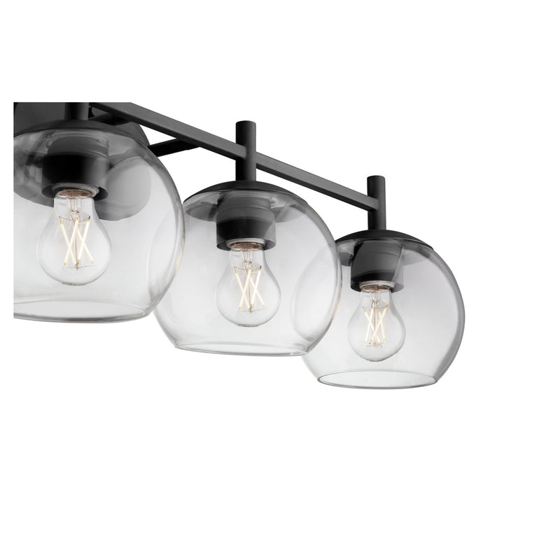 Quorum 578-4-59 Four Light Vanity, Matte Black