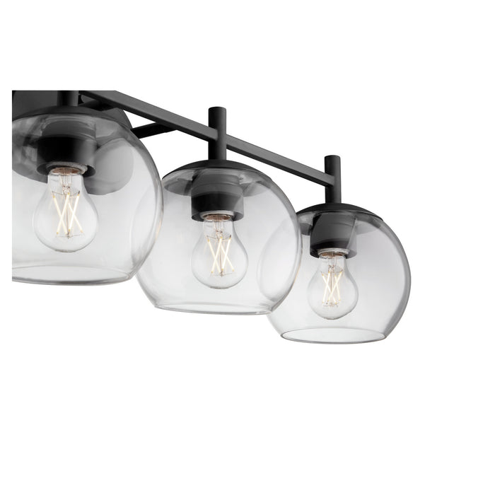 Quorum 578-4-59 Four Light Vanity, Matte Black