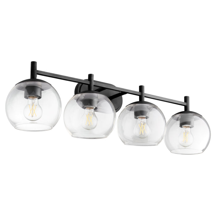 Quorum 578-4-59 Four Light Vanity, Matte Black