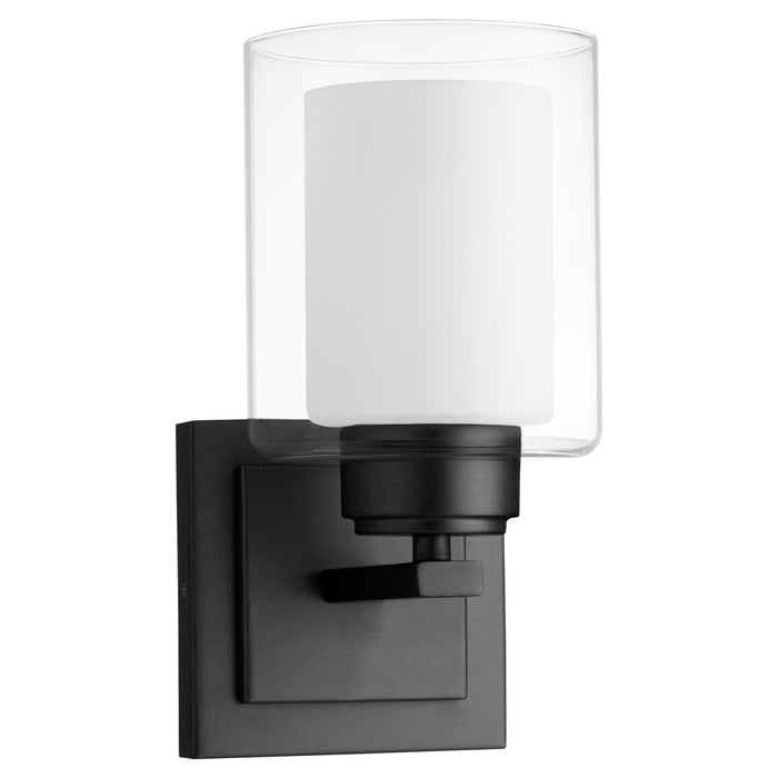 Quorum 582-1-59 One Light Wall Mount, Matte Black