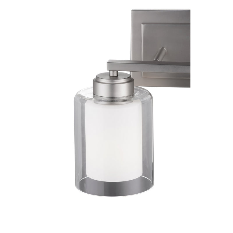 Quorum 582-2-65 Two Light Vanity, Satin Nickel