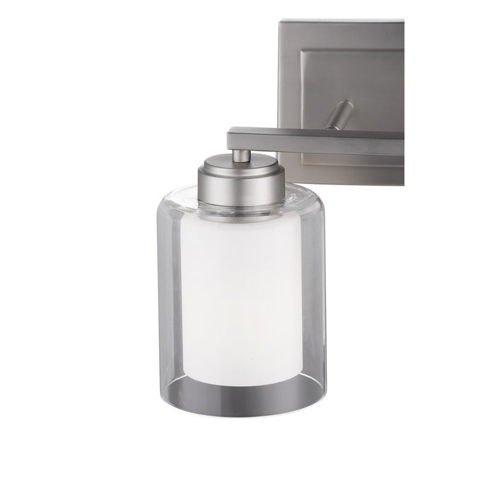 Quorum 582-2-65 Two Light Vanity, Satin Nickel