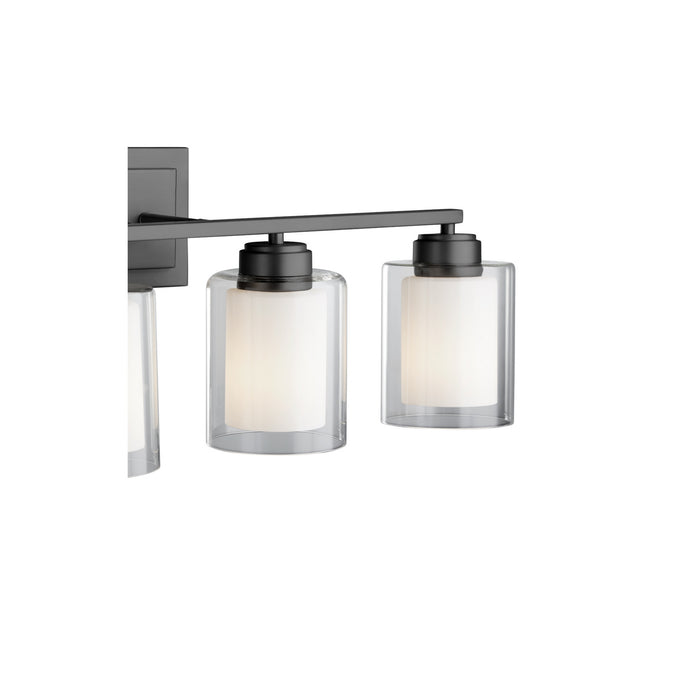 Quorum 582-4-59 Four Light Vanity, Matte Black