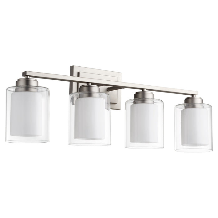 Quorum 582-4-65 Four Light Vanity, Satin Nickel