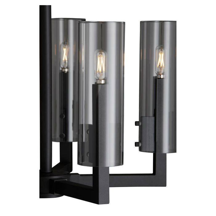 Quorum 6277-5-69 Five Light Chandelier, Textured Black