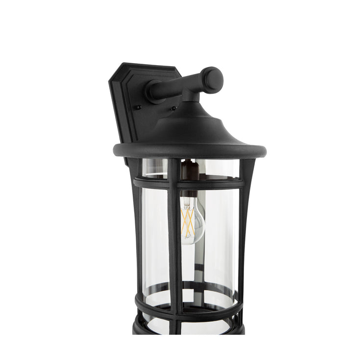 Quorum 718-18-69 One Light Outdoor Lantern, Textured Black