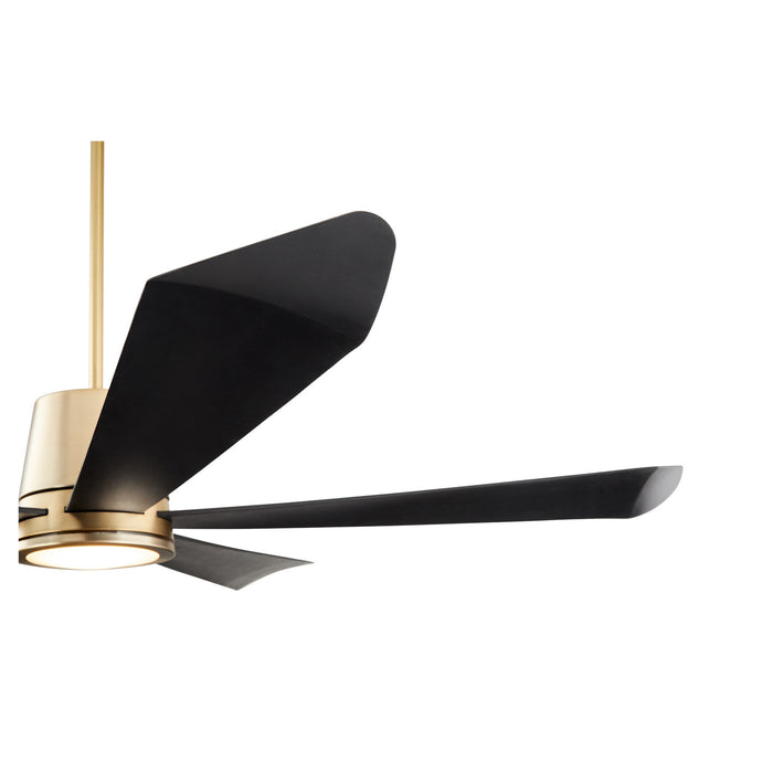 Quorum 82725-80 72"Patio Fan, Aged Brass