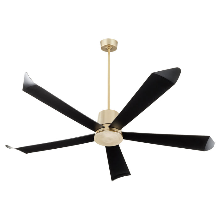 Quorum 82725-80 72"Patio Fan, Aged Brass