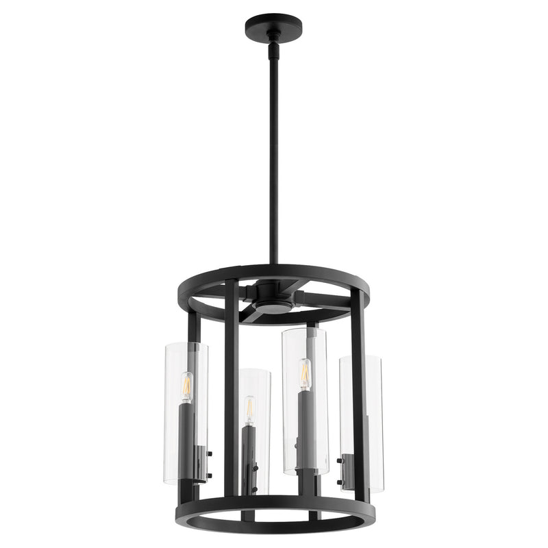 Quorum 8277-4-69 Four Light Entry, Textured Black