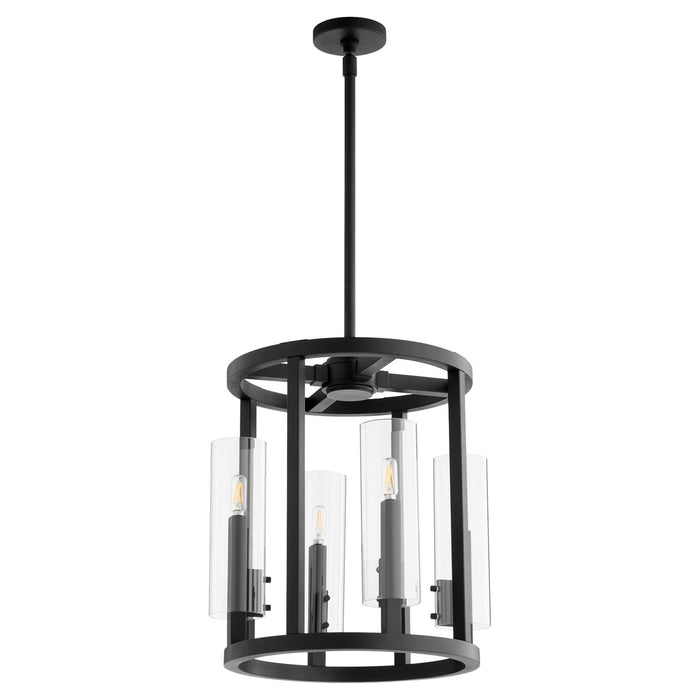 Quorum 8277-4-69 Four Light Entry, Textured Black