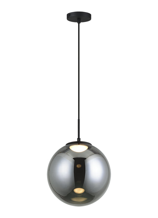 Matteo Lighting C61321MBSM LED Pendant, Matte Black