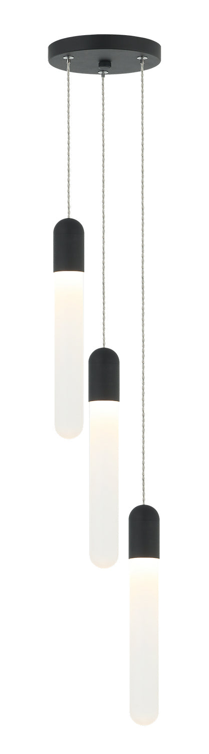 Matteo Lighting C65803MB LED Pendant, Matte Black
