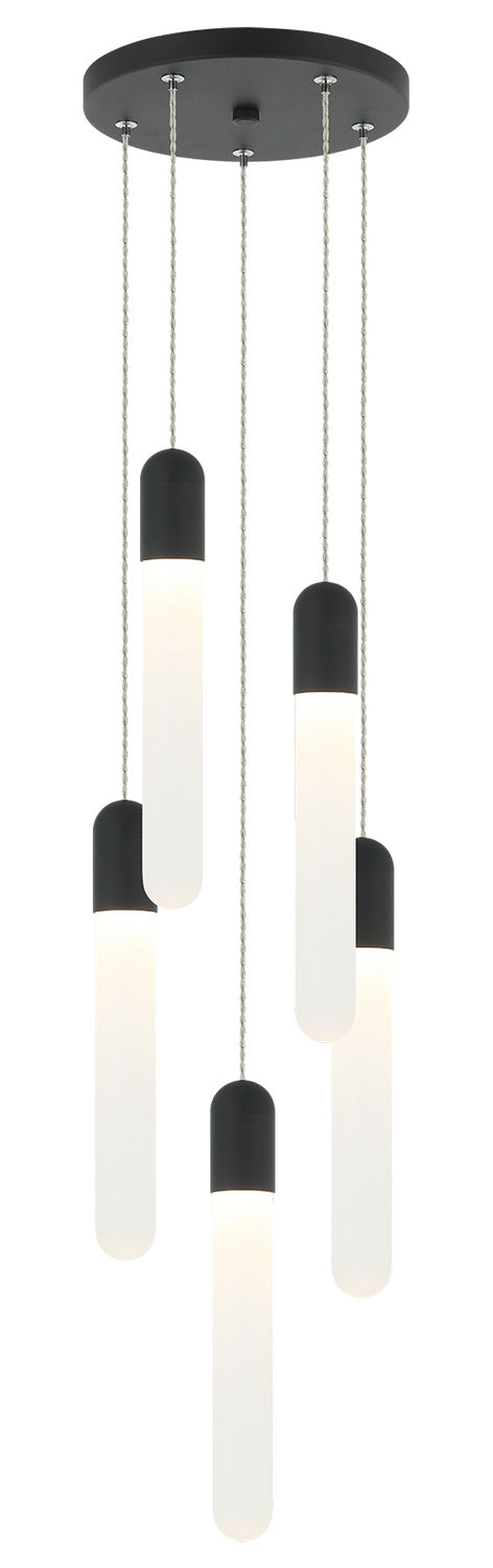 Matteo Lighting C65805MB LED Pendant, Matte Black