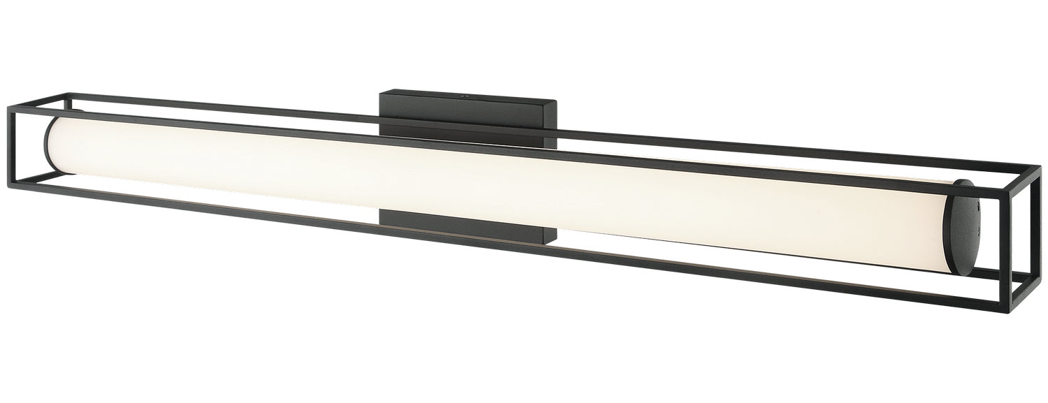 Matteo Lighting S02335MB LED Vanity, Matte Black