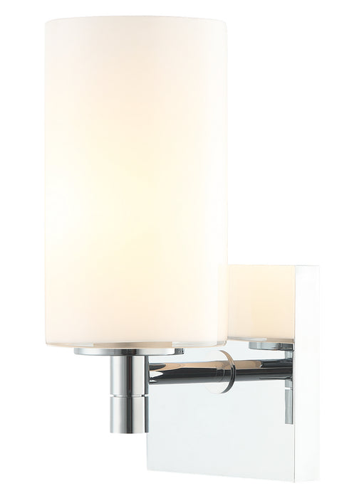 Matteo Lighting S04901CHOP One Light Wall Sconce, Chrome